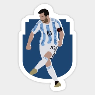 Lionel Messi Argentina Captain Copa America Sticker